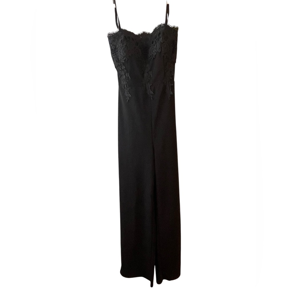 Elegant Black Lace Jumpsuit